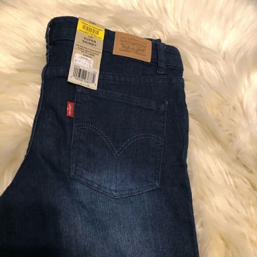 Levi’s 710 girls denim 16reg